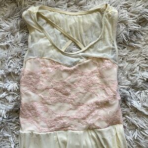Cream colored ballet costume